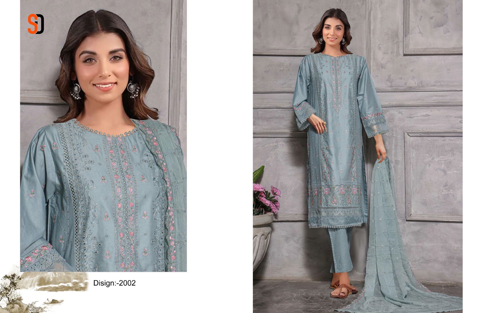 Shraddha Bin Saeed Dhagga Kari Collection Vol 2 Pakistani Suits Catalog
